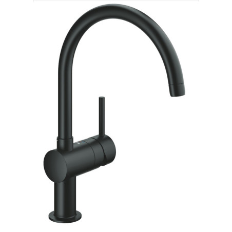 Dřezová baterie GROHE Minta s otočným raménkem velvet black 32917KS0