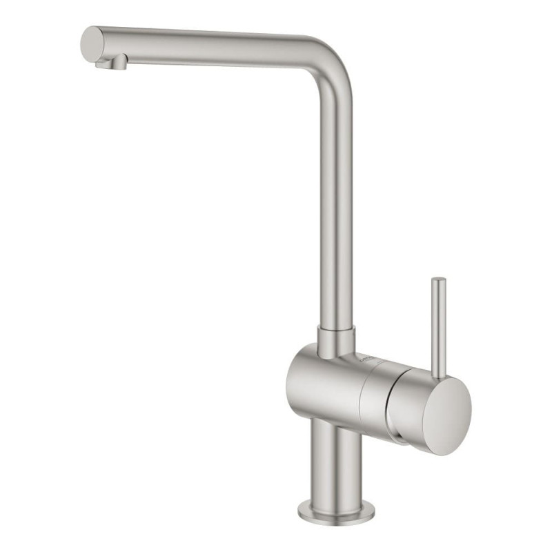 Dřezová baterie GROHE Minta s otočným raménkem supersteel 31375DC0