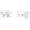 Sprchová baterie Hansgrohe Axor Urquiola bez sprchového setu 150 mm chrom 11620000