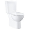 Wc kombi komplet GROHE Bau Ceramic alpská bílá spodní odpad 39346000