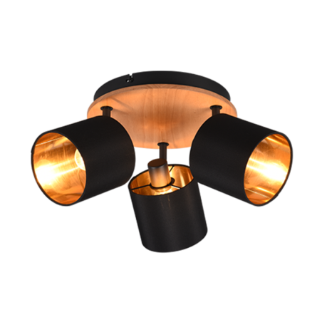 Bodové osvětlení Reality Tommy dřevodekor R81333930