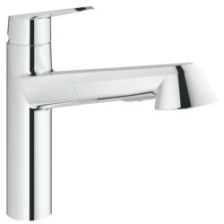 Dřezová baterie GROHE Eurodisc s vytahovací sprškou chrom 32257002