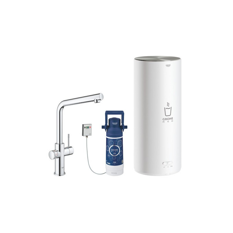 Dřezová baterie GROHE Red s výpustí chrom 30325001