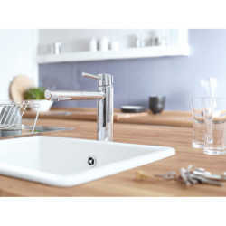 Dřezová baterie GROHE Concetto New s vytahovací sprškou chrom 31129001
