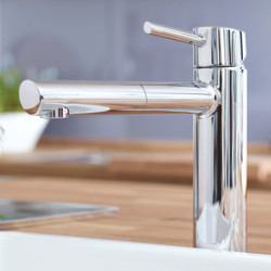 Dřezová baterie GROHE Concetto New s vytahovací sprškou chrom 31129001