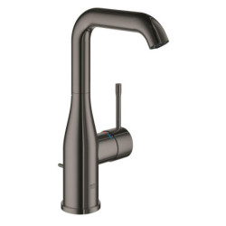 Vysoká umyvadlová baterie GROHE Essence New s otočným raménkem Hard Graphite 32628A01