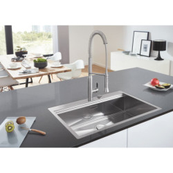 Dřezová baterie GROHE K7 s výpustí supersteel 32950DC0