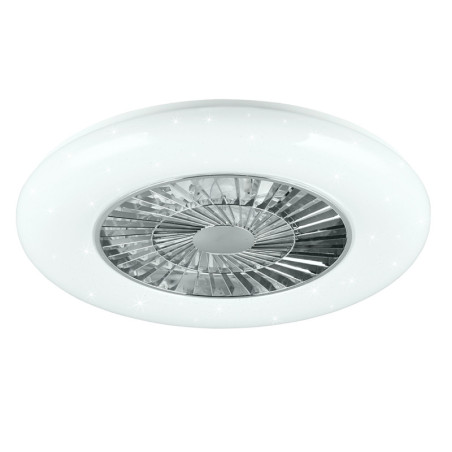 LED ventilátor Reality Visby chrom R62402106