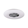 LED ventilátor Reality Visby chrom R62402906