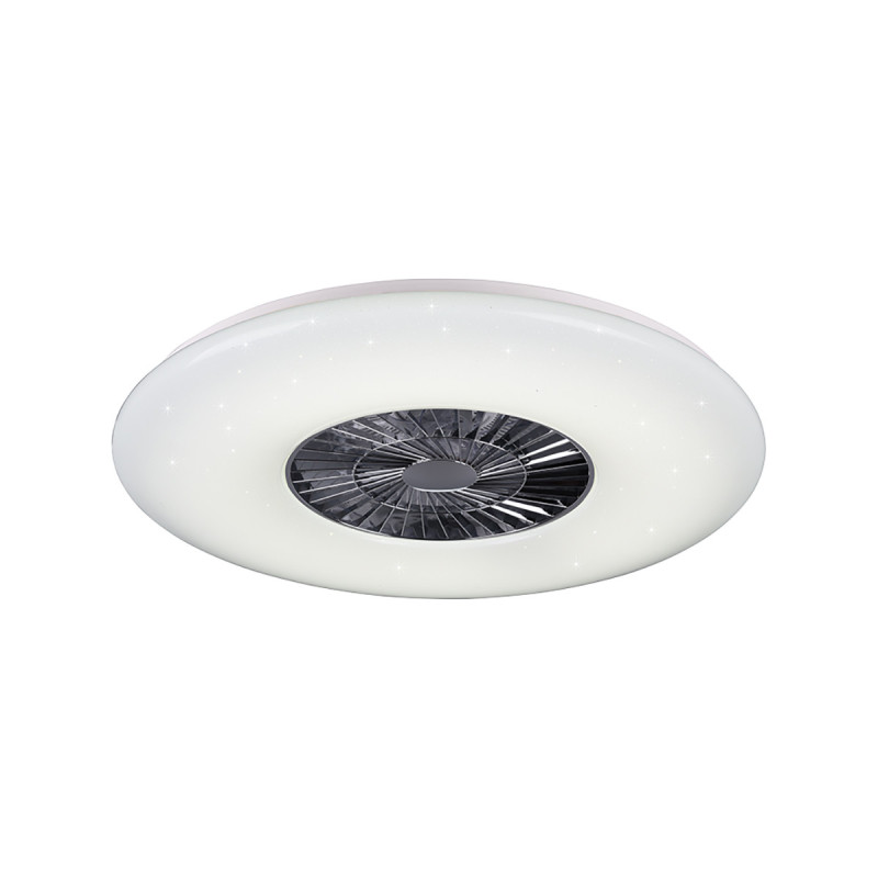 LED ventilátor Reality Visby chrom R62402906