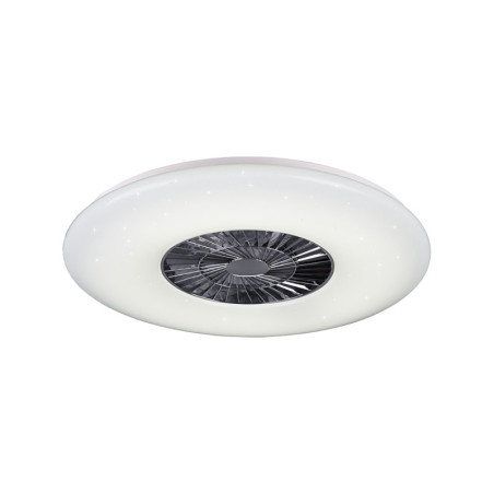 LED ventilátor Reality Visby chrom R62402906