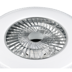 LED ventilátor Reality Harstad chrom R62412106