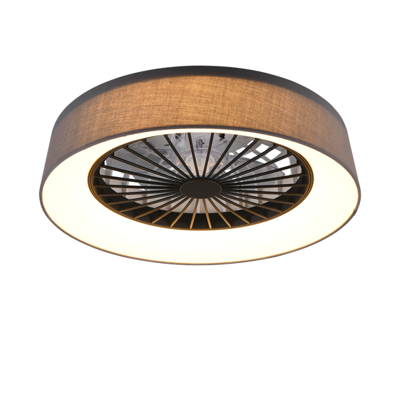 LED ventilátor Reality Farsund šedá R62662111