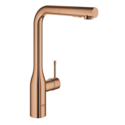 Dřezová baterie GROHE Essence New s vytahovací sprškou Warm Sunset 30270DA0