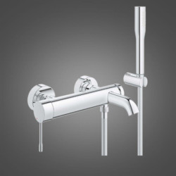 Vanová baterie GROHE Essence New se sprchovým setem 150 mm chrom 33628001