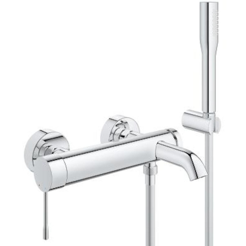 Vanová baterie GROHE Essence New se sprchovým setem 150 mm chrom 33628001