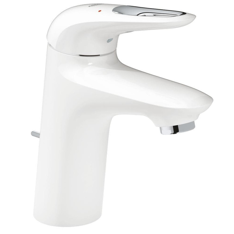 Umyvadlová baterie GROHE Eurostyle New s výpustí Moon White / chrom 33558LS3