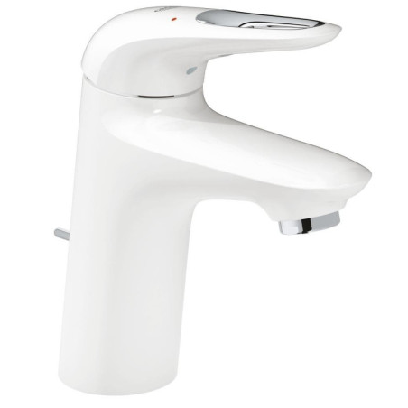 Umyvadlová baterie GROHE Eurostyle New s výpustí Moon White / chrom 33558LS3