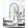 Dřezová baterie GROHE K7 s výpustí supersteel 31379DC0