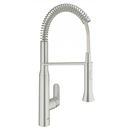 Dřezová baterie GROHE K7 s výpustí supersteel 31379DC0