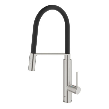 Dřezová baterie GROHE Concetto New s vytahovací sprškou supersteel 31491DC0