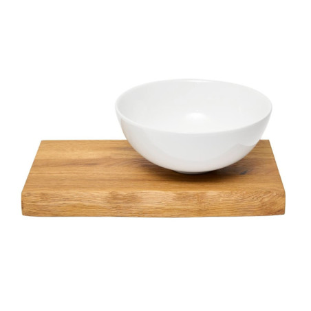 Deska pod umyvadlo s umyvadlem Naturel Wood 45x4x24 cm dub mat DMDUB45UM