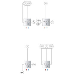 Vanová baterie GROHE Smart Control bez podomítkového tělesa chrom 29146000