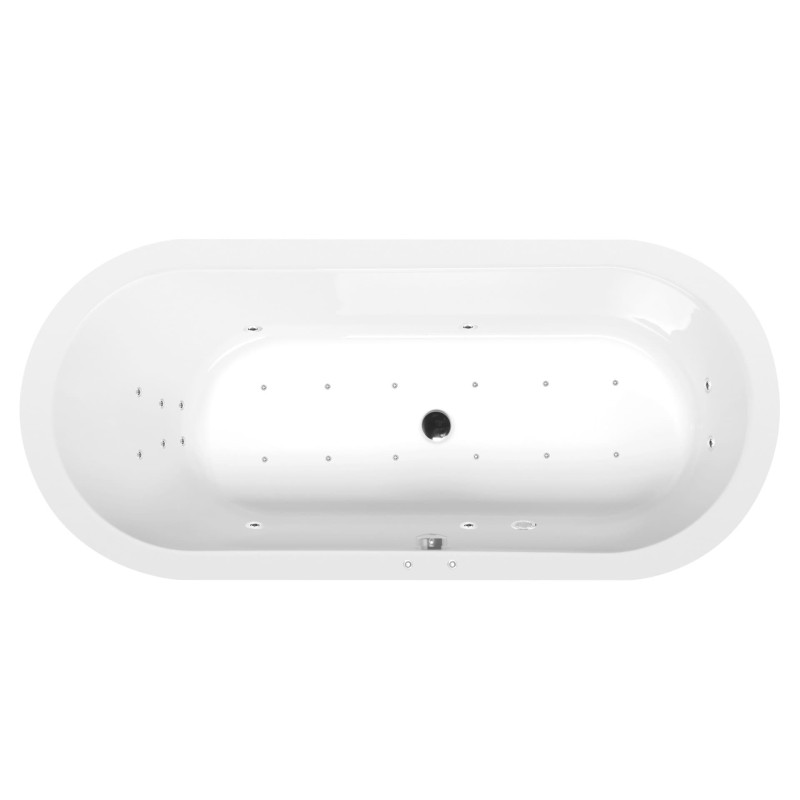 Masážní vana Polysan Astra 165x75 cm Attraction Hydro-Air akrylát levá i pravá 35611.4010