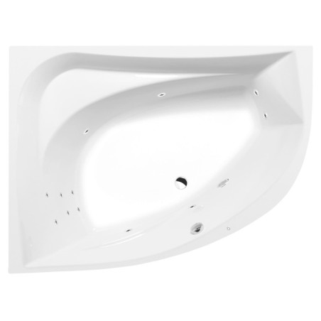 Masážní vana Polysan Tanya 160x120 cm Attraction Hydro akrylát levá 65119.3010
