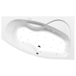 Masážní vana Polysan Mamba 170x100 cm Highline Hydro-Air akrylát pravá 77111.6010