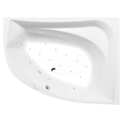 Masážní vana Polysan Tanya 160x120 cm Highline Hydro-Air akrylát pravá 66119.6010