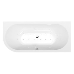 Masážní vana Polysan Viva 185x80 cm Attraction Hydro-Air akrylát pravá 72129.4010