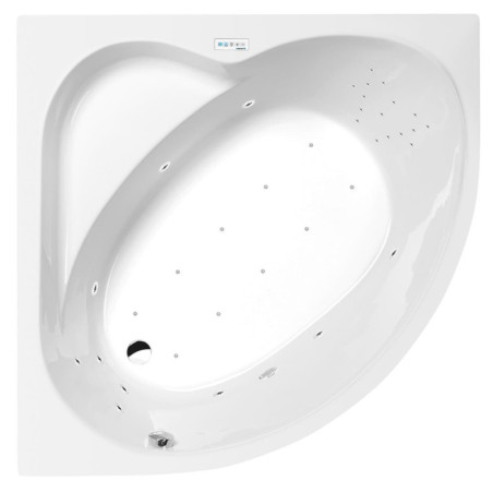 Masážní vana Polysan Sirius 130x130 cm Highline Hydro-Air akrylát levá i pravá 49111.6010