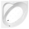 Masážní vana Polysan Sirius 130x130 cm Highline Hydro-Air akrylát levá i pravá 49111.6010