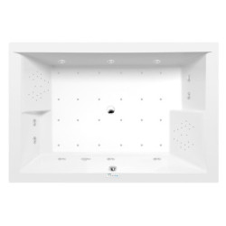 Masážní vana Polysan Dupla 180x120 cm Highline Hydro-Air akrylát levá i pravá 13611.6010