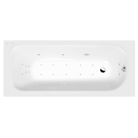 Masážní vana Polysan Ebro 170x75 cm Attraction Hydro-Air akrylát levá i pravá 26711.4010