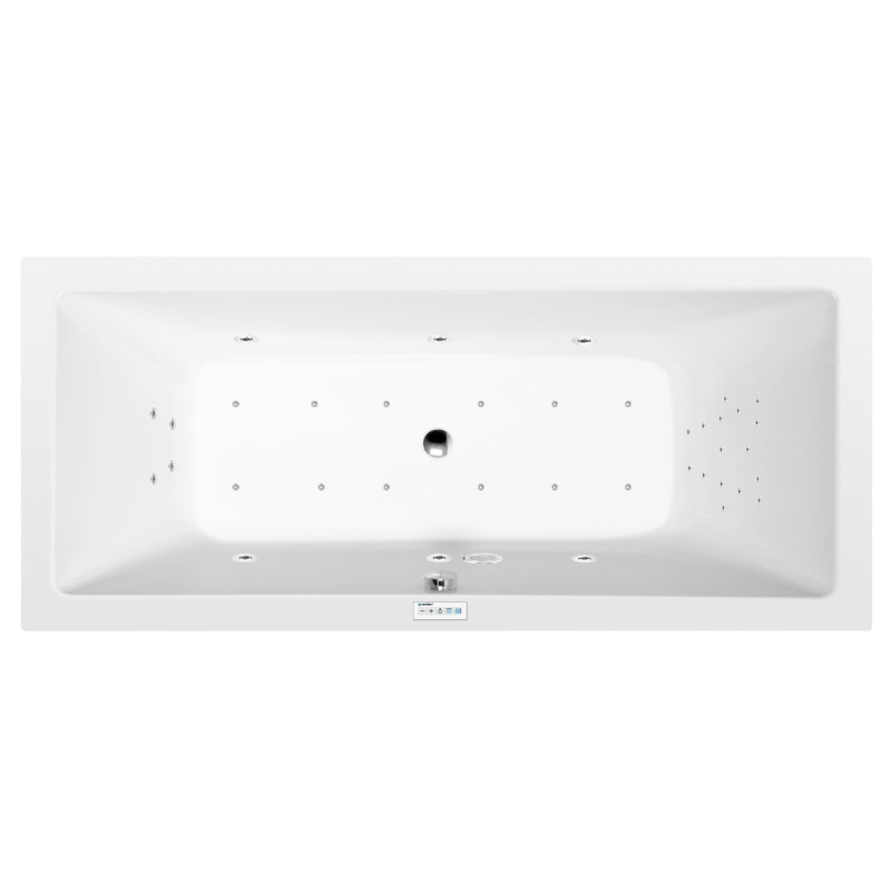 Masážní vana Polysan Krysta 180x70 cm Highline Hydro-Air akrylát levá i pravá 72906.6010