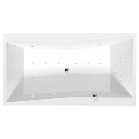 Masážní vana Polysan Quest 190x100 cm Highline Hydro-Air akrylát levá i pravá 78531.6010