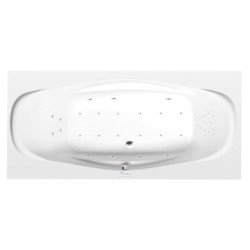Masážní vana Polysan Garda 190x90 cm Highline Hydro-Air akrylát levá i pravá 14111.6010