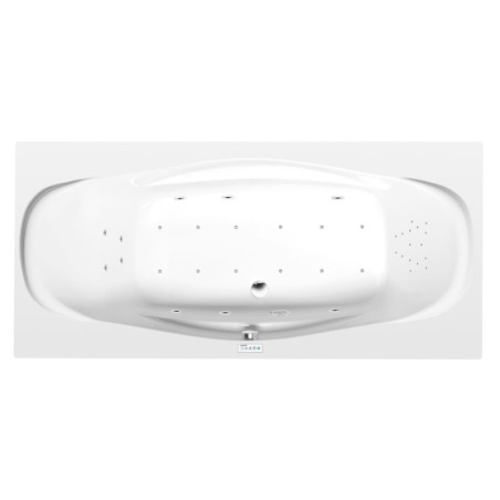 Masážní vana Polysan Garda 190x90 cm Highline Hydro-Air akrylát levá i pravá 14111.6010