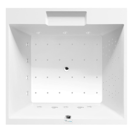 Masážní vana Polysan Came 175x175 cm Highline Hydro-Air akrylát levá i pravá 23611.6010