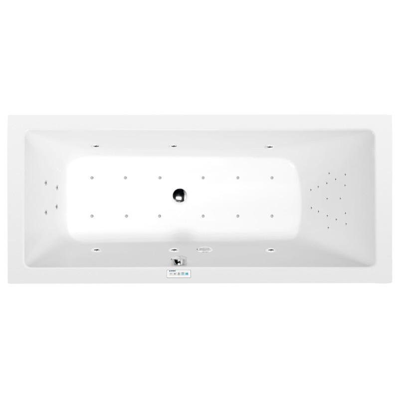Masážní vana Polysan Mimoa 170x80 cm Highline Hydro-Air akrylát levá i pravá 71713.6010