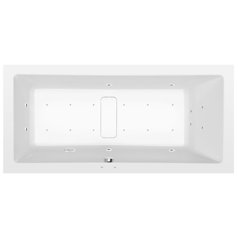 Masážní vana Polysan Marlene 200x90 cm Active Hydro-Air akrylát levá i pravá 78731.2010