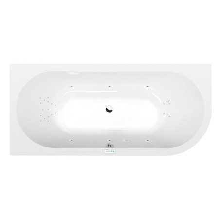 Masážní vana Polysan Viva 175x80 cm Highline Hydro akrylát levá 70119.5010