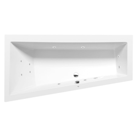 Masážní vana Polysan Andra 170x90 cm Active Hydro akrylát levá 81111.1010