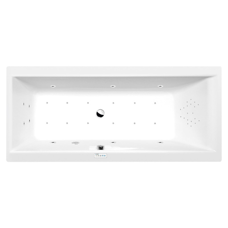 Masážní vana Polysan Cleo 180x80 cm Highline Hydro-Air akrylát levá i pravá 95611.6010