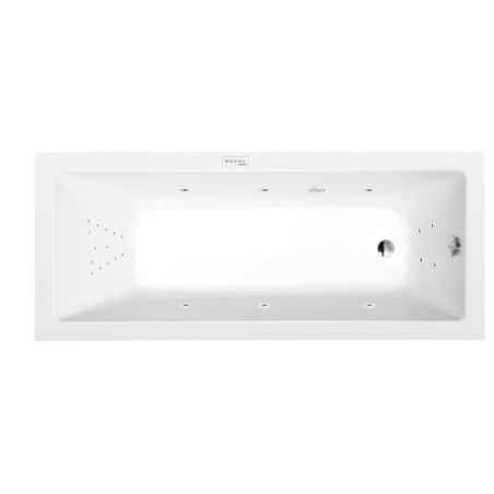 Masážní vana Polysan Noemi 160x70 cm Highline Hydro akrylát levá i pravá 71707.5010