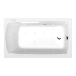 Masážní vana Polysan Lily 140x70 cm Highline Hydro-Air akrylát levá i pravá 72201.6010