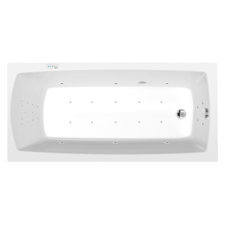 Masážní vana Polysan Lily 150x70 cm Highline Hydro-Air akrylát levá i pravá 72273.6010