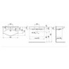 Umyvadlo Laufen Palace 90x51 cm otvor pro baterii uprostřed H8117020001041